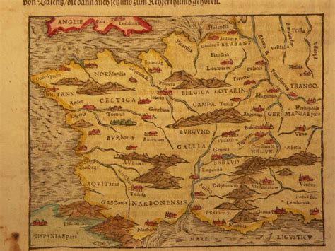 Medieval France Images Mapof Ancient France 1600 Ancient Maps