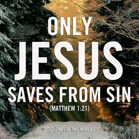 Its Sin That Jesus Came To Save Us From Because Sin Is Whats Wrong