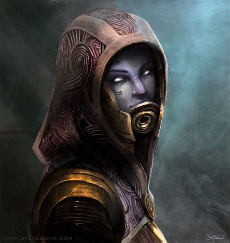 Tali Zorah Portrait Mass Effect 3 Game Rant Mass Effect Mass