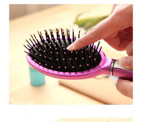 women 1pcs oval curly comb brush healthy care massage hair combs antistatic detangling airbag