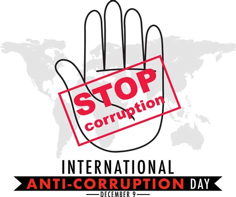 International Anti Corruption Day Poster Design 12822302 Vector Art At Vecteezy