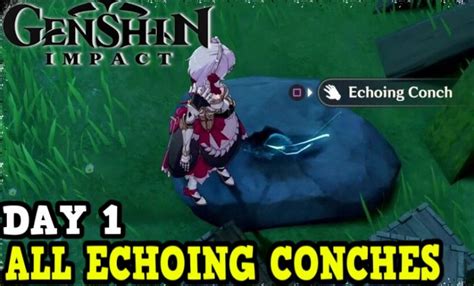 Echoing Conches Genshin Impact Echoing Conch Locations On The