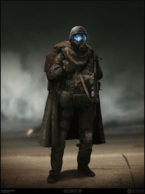 Wasteland Soldier By Jens Fiedler Realistic 2d Cgsociety