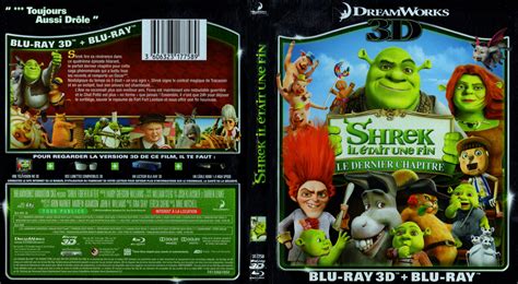 Jaquette Dvd De Shrek 4 3d Blu Ray V2 Cinéma Passion