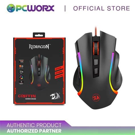 Redragon M607 Griffin 7200 Dpi Rgb Gaming Mouse Shopee Philippines