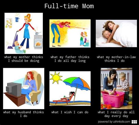 full time mom what people think i do what i really do know your meme