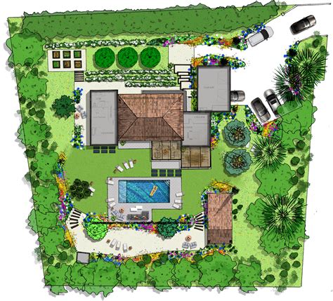Projet Plan De Jardin Contemporain Architecte Paysagiste