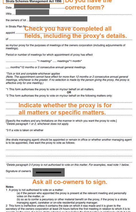 5 Practical Tips For Completing A Proxy Form Omega Legal