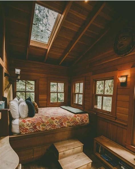Autumn Cozy Aesthetics — Source Cozy Cabin Bedrooms Cozy Cabin