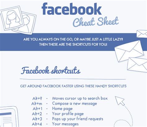 12 Facebook Cheat Sheets And Infographics Laptrinhx