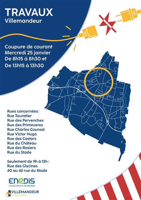 Travaux Coupures De Courant 25 Et 31 Janvier 2023 Mairie