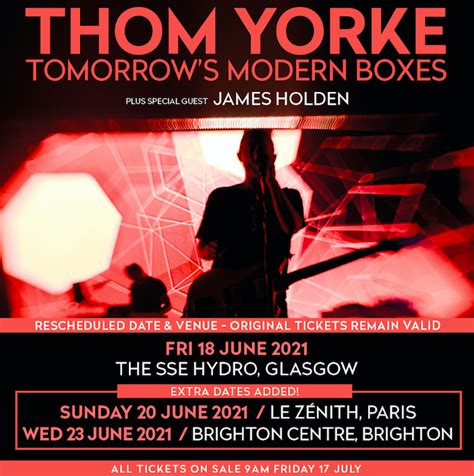 Thom Yorke Announces Two New Tomorrows Modern Boxes Tour Dates Werkre