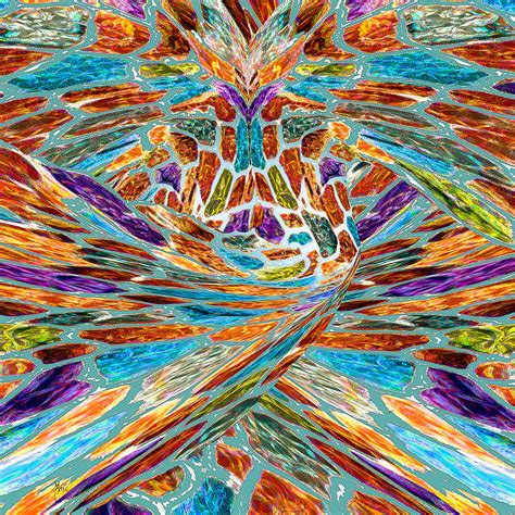 Phoenix Rising Abstract Expressionism Digital Art By