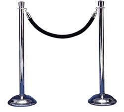 Stanchion Polished Chrome Aabco Rents Inc