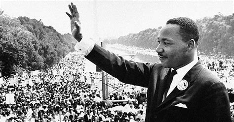 Martin Luther King Jr Delivers His I Have A Dream Speech At The