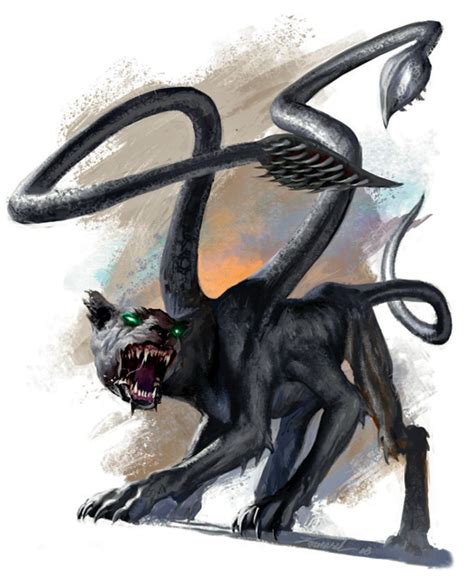 Displacer Beast Monster Art Monster Concept Art Fantasy Monster