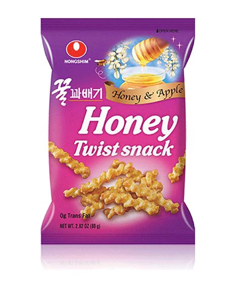 Nongshim Honey Twist Snack Snack Rasa Madu Dan Apel Made In Korea Lazada Indonesia