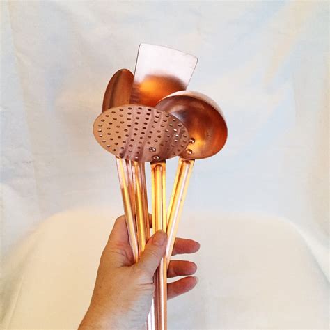 Maybe you would like to learn more about one of these? copper utensils vintage copper kitchen utensil set copper ...