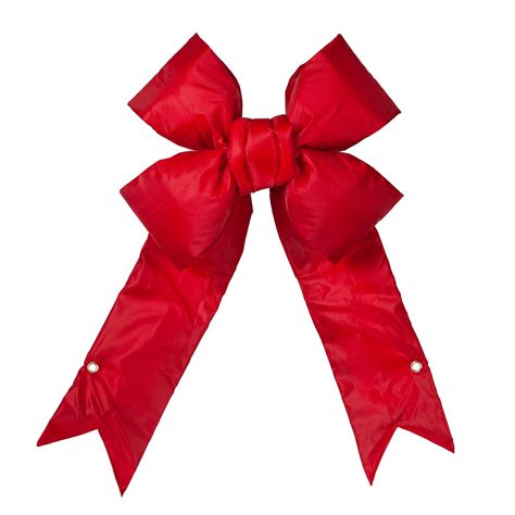 Big Red Christmas Outdoor Bows Commercial Grade 3d Structural Nylon