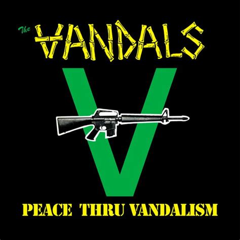The Vandals Peace Thru Vandalism Greenblack Splatter Cleopatra
