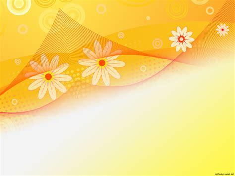 Sunflower Abstract Beauty Backgrounds For Powerpoint Inside Pretty