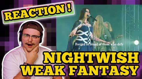 Nightwish Weak Fantasy Lyric Video Reaction Youtube