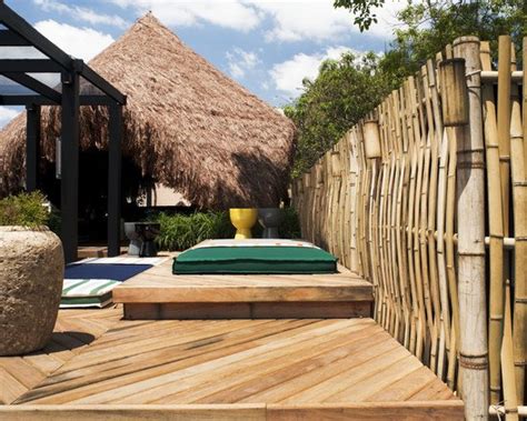 The hotel's architecture is truly amazing. 34 brilliant ideas for an attractive bamboo garden fence