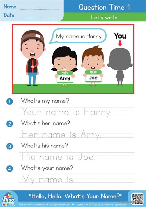 Hello Hello What’s Your Name Que English Esl Worksheets Pdf And Doc