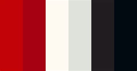 Red White And Black Color Scheme Black