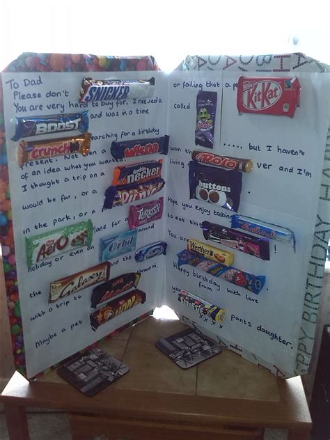 The best birthday gifts are edible®. Chocolate birthday card with UK sweets | Birthday cards ...