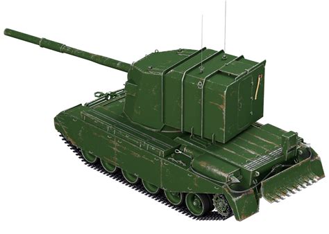 Tank Fv 4005 Stage 2 3d Model For Corona