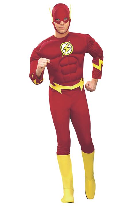 Deluxe The Flash Adult Costume PureCostumes Com
