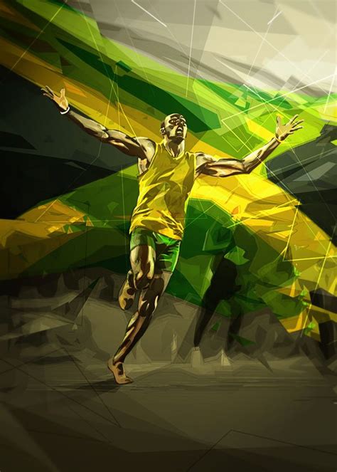Usain bolt's technique | the best way to instantly run faster. Usain Bolt by Mart Biemans, via Behance | Usain bolt ...