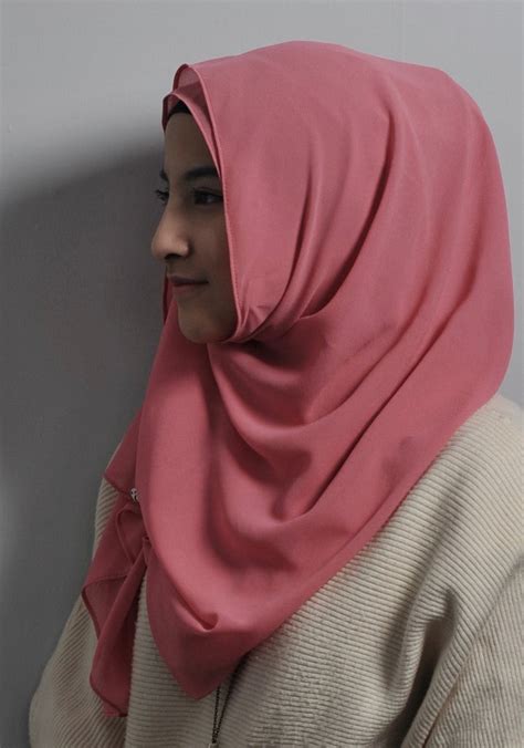 dusky pink hijab instant hijabs uk