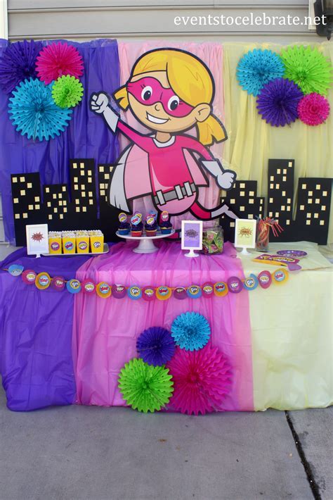 Here you will find 80th birthday party suggestions to help create a party that exceeds your expectations. Superhero Girl Party Ideas - events to CELEBRATE!
