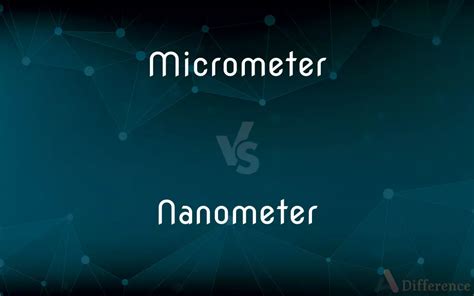 Micrometer Vs Nanometer — Whats The Difference