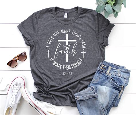 Faith Shirt Faith Shirts For Women Religious Shirt Etsy