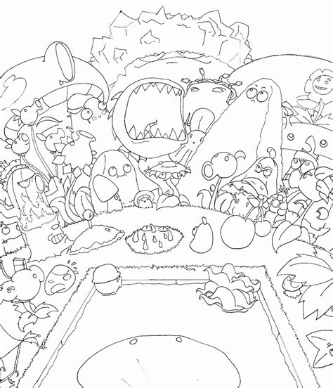 Hueyphotos3: Coloring Pages Plants Vs Zombies