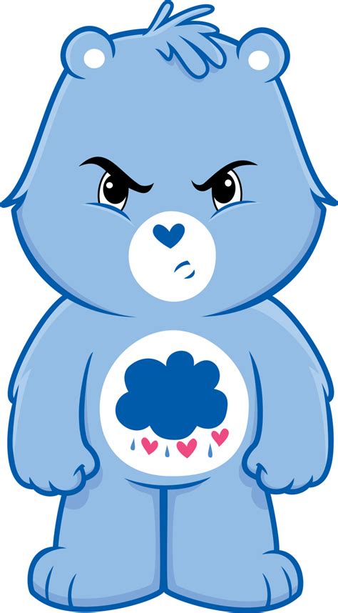 Grumpy Bear | Grumpy care bear, Bear decal, Care bear party