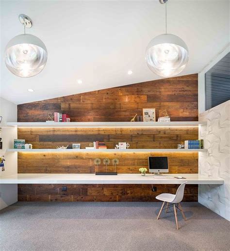 With a compact rack, you have the opportunity to decorate your office or home without taking up much space. 27 Awesome Floating Desks For Your Home Office - DigsDigs
