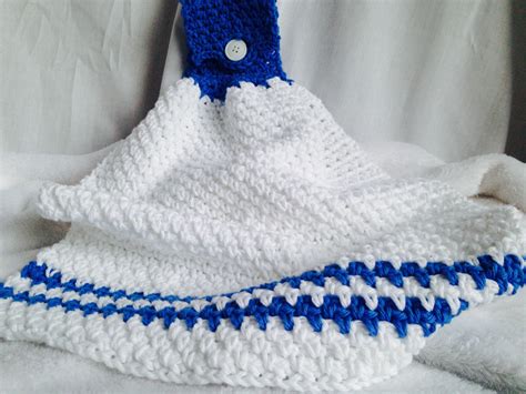 It seems simple enough to find a spot to hang your dish towel in the kitchen. Crochet PATTERN hanging towel pattern crochet kitchen towel