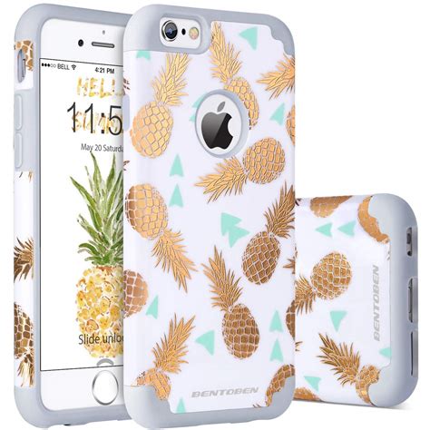 Iphone 6s Case Iphone 6 Case Pineapple Bentoben Super Slim Gold