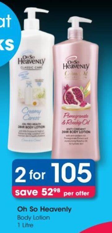 Oh So Heavenly Body Lotion 1l Offer At Clicks