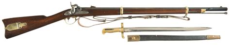 Civil War Remington Model 1863 Zouave Rifle With Bayonet Rifle Firearms