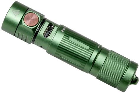 Fenix E05r Rechargeable Keychain Flashlight Green Advantageously