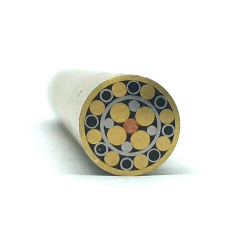 Mosaic Pin For Knifemaking 38 X 6 Brass Copperstainless 1 Pin