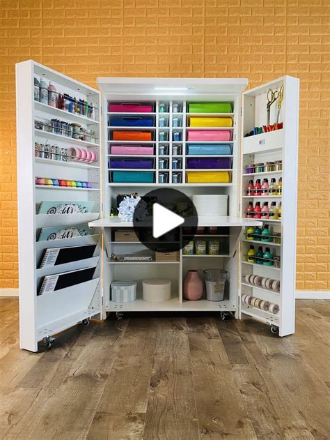 あなたのためのクラフト食器棚💖 Craft Cabinet Craft Cupboard Craft Room Storage