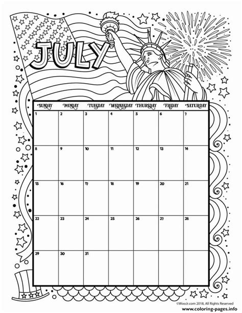 Free Printable Calendar Coloring Pages Coloring Pages