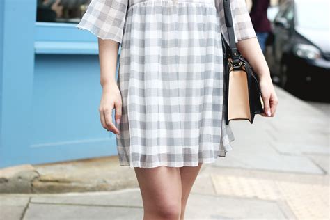 Topshop Gingham Dress Fedora Girlie Outfit What Olivia Did Flickr