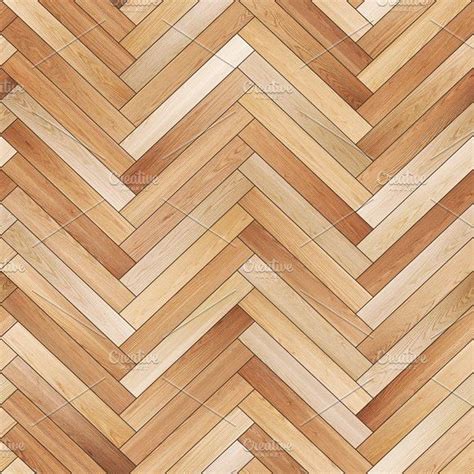 Seamless Wood Parquet Texture Herringbone Sand Color Wood Parquet